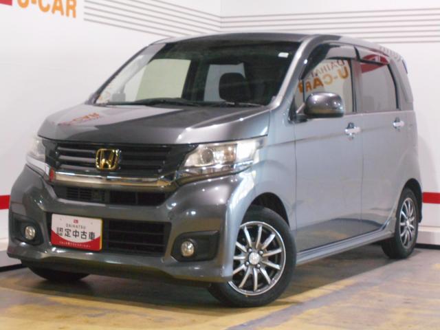 Ｎ−ＷＧＮカスタムＧ　メモリーナビ　バックモニター　装着　ノーマルタイヤ新品（福井県）の中古車