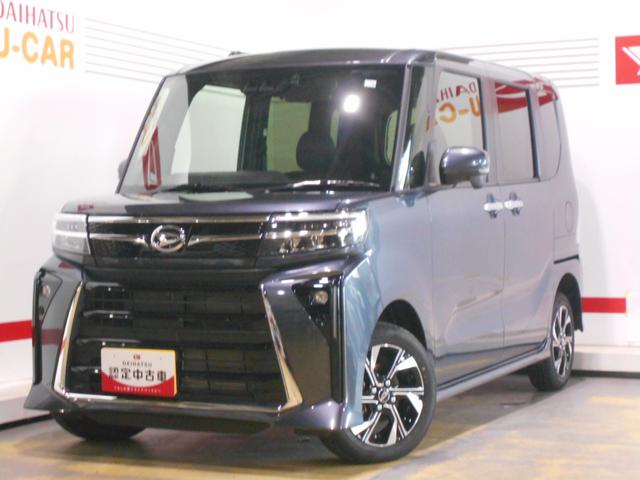 タントカスタムＸ　４ＷＤ　１０インチナビ　ドラレコ装着２０２３年モデル　ダイハツ純正１０インチスタイリッシュメモリーナビ　　パノラマモニター　ドライブレコーダー装着車（福井県）の中古車