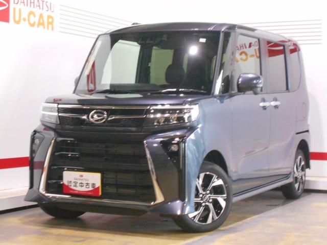 タントカスタムＸ　４ＷＤ　１０インチナビ　ドラレコ装着２０２３年モデル　ダイハツ純正１０インチスタイリッシュメモリーナビ　　パノラマモニター　ドライブレコーダー装着車（福井県）の中古車