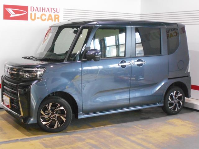タントカスタムＸ　４ＷＤ　１０インチナビ　ドラレコ装着２０２３年モデル　ダイハツ純正１０インチスタイリッシュメモリーナビ　　パノラマモニター　ドライブレコーダー装着車（福井県）の中古車