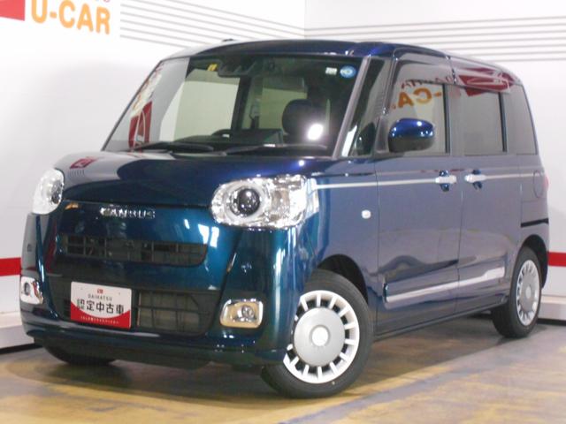 ムーヴキャンバスセオリーＧターボ　純正ナビ　ドライブレコーダー　装着２０２３年モデル　ダイハツ純正ワイドエントリーメモリーナビ　ドライブレコーダー　パノラマモニター　装着車（福井県）の中古車