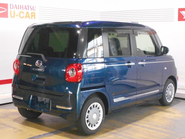 ムーヴキャンバスセオリーＧターボ　純正ナビ　ドライブレコーダー　装着２０２３年モデル　ダイハツ純正ワイドエントリーメモリーナビ　ドライブレコーダー　パノラマモニター　装着車（福井県）の中古車