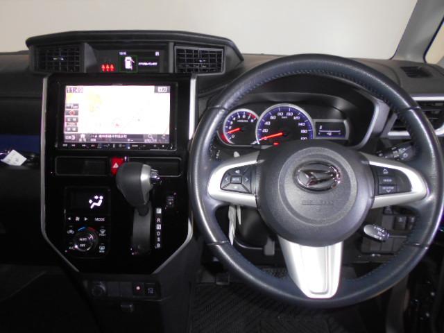 トールカスタムＧ　ＳＡ２　４ＷＤ　純正ナビ　パノラマモニター装着ダイハツ純正９インチメモリーナビ　パノラマモニター　ＴＶコントロールキット　装着車（福井県）の中古車