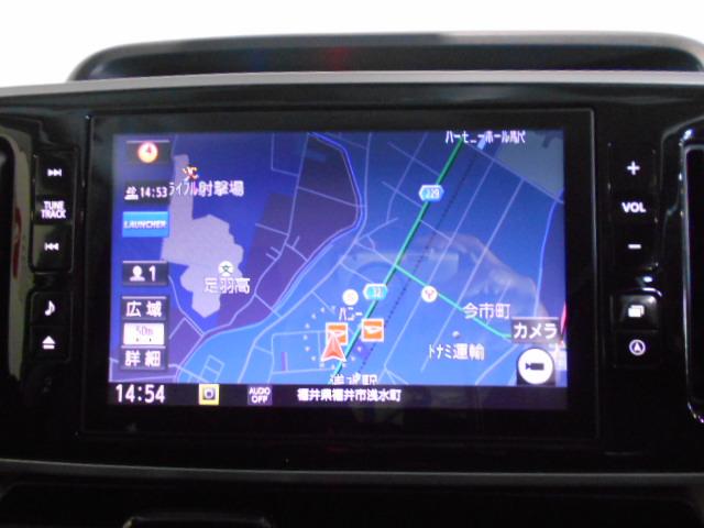 ムーヴキャンバスＧブラックアクセントＶＳ　ＳＡ３　４ＷＤ　純正ナビ　ドラレコ２０２１年モデル　ダイハツ純正８インチメモリーナビ　ドライブレコーダー　パノラマモニター　ＴＶコントロールキット　装着車　ノーマルタイヤ４本新品（福井県）の中古車