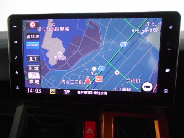 タフトＧ　純正ナビ　ドライブレコーダー　パノラマモニター　装着車２０２１年モデル　ダイハツ純正９インチスタイリッシュメモリーナビ　ドライブレコーダー　ＴＶコントロールキット　装着　ノーマルタイヤ４本新品（福井県）の中古車