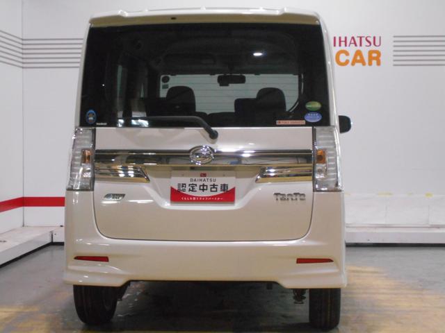 タントカスタムＸ　ＳＡ　４ＷＤ　純正ナビ　バックモニター　装着２０１５年モデル　ダイハツ純正８インチメモリーナビ　バックモニター　ドライブレコーダー　装着車　ノーマルタイヤ４本新品（福井県）の中古車