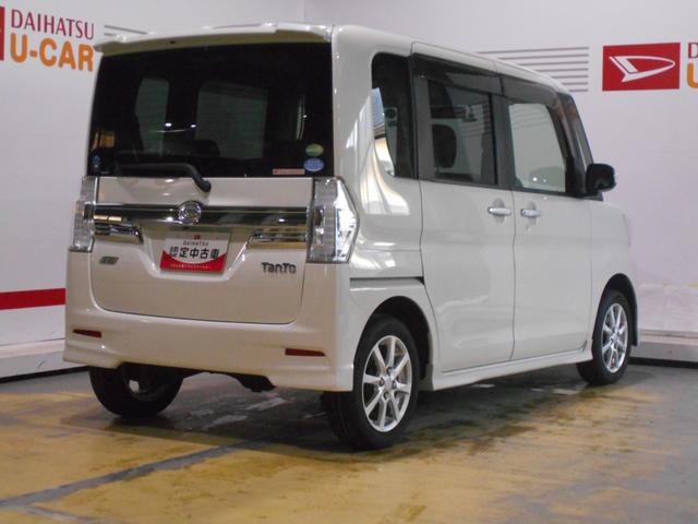 タントカスタムＸ　ＳＡ　４ＷＤ　純正ナビ　バックモニター　装着２０１５年モデル　ダイハツ純正８インチメモリーナビ　バックモニター　ドライブレコーダー　装着車　ノーマルタイヤ４本新品（福井県）の中古車
