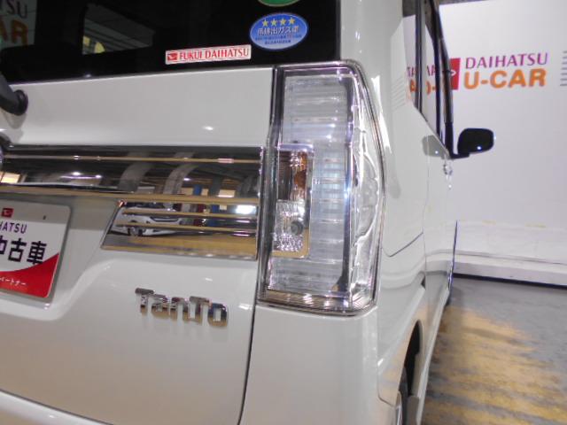 タントカスタムＸ　ＳＡ　４ＷＤ　純正ナビ　バックモニター　装着２０１５年モデル　ダイハツ純正８インチメモリーナビ　バックモニター　ドライブレコーダー　装着車　ノーマルタイヤ４本新品（福井県）の中古車