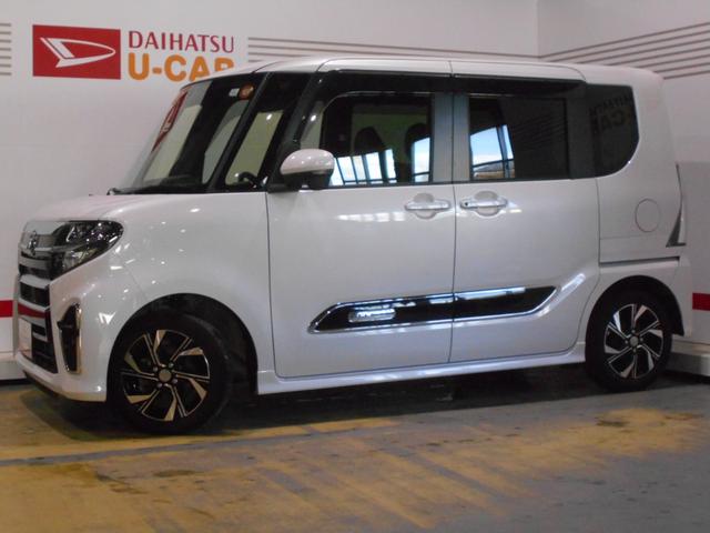 タントカスタムＸスタイルセレクション　純正ナビ　ドラレコ　装着２０２１年モデル　ダイハツ純正９インチメモリーナビ　ドライブレコーダー　パノラマモニター　ＴＶコントロールキット　装着　ノーマルタイヤ４本新品（福井県）の中古車