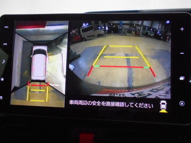 タントカスタムＲＳ　４ＷＤ　純正ナビ　ドラレコ　パノラマモニター２０２１年モデル　ダイハツ純正９インチメモリーナビ　ドライブレコーダー　パノラマモニター　ＴＶコントロールキット　純正リモコンエンジンスターター　装着車（福井県）の中古車