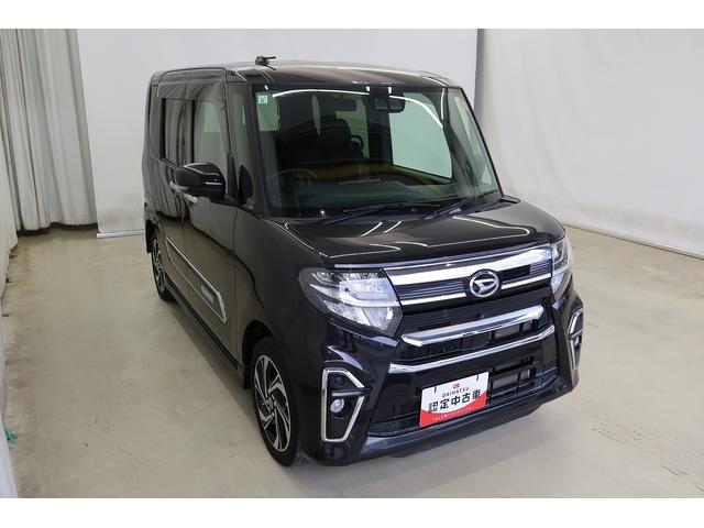 タントカスタムRSアルミ 盗難防止 ETC車載器 ターボ車 エコアイドル キーフリー 4WD ナビTV 記録簿 スマートキ− 追突防止装置(富山県)の中古車