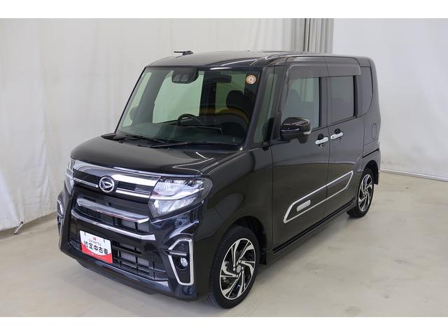 タントカスタムRSアルミ 盗難防止 ETC車載器 ターボ車 エコアイドル キーフリー 4WD ナビTV 記録簿 スマートキ− 追突防止装置(富山県)の中古車