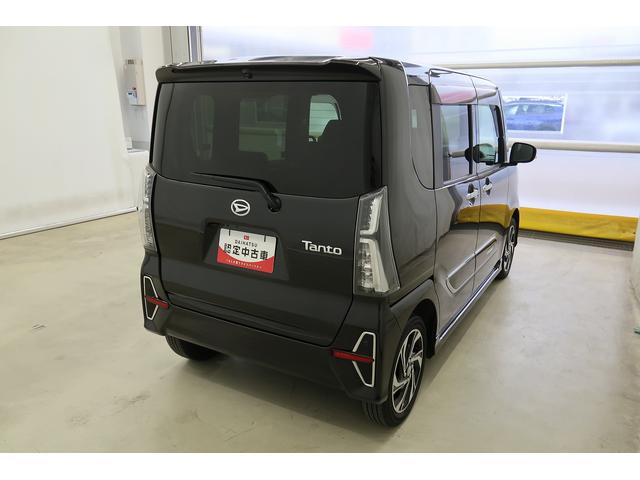 タントカスタムRSアルミ 盗難防止 ETC車載器 ターボ車 エコアイドル キーフリー 4WD ナビTV 記録簿 スマートキ− 追突防止装置(富山県)の中古車