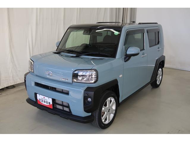 タフトG運転席助手席エアバッグ スマートキー&プッシュスタート 横滑り防止 点検記録簿 キーフリーシステム エアバック ガラスルーフ ABS アルミホイール(富山県)の中古車