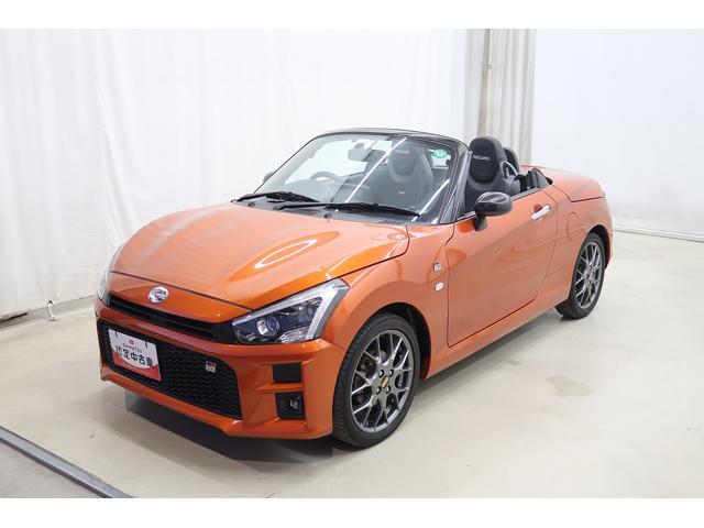 コペンＧＲ　スポーツ　　ナビ／バックカメラ／電動オープンセキュリティ　衝突安全ボディ　スマキー　Ｒカメラ　ＥＴＣ車載器　ＥＳＣ　ドラレコ　ターボ　記録簿　エアバック　ＡＷ　キーレス　ＡＢＳ　オートライト　ナビ・ＴＶ　ヘッドライトＬＥＤ　助手席エアバッグ（富山県）の中古車