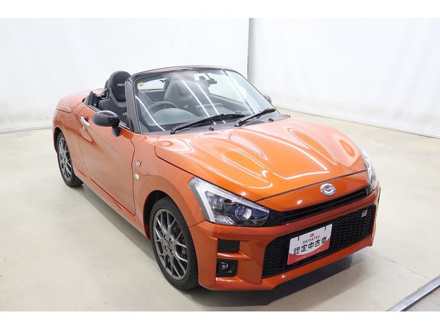 コペンＧＲ　スポーツ　　ナビ／バックカメラ／電動オープンセキュリティ　衝突安全ボディ　スマキー　Ｒカメラ　ＥＴＣ車載器　ＥＳＣ　ドラレコ　ターボ　記録簿　エアバック　ＡＷ　キーレス　ＡＢＳ　オートライト　ナビ・ＴＶ　ヘッドライトＬＥＤ　助手席エアバッグ（富山県）の中古車