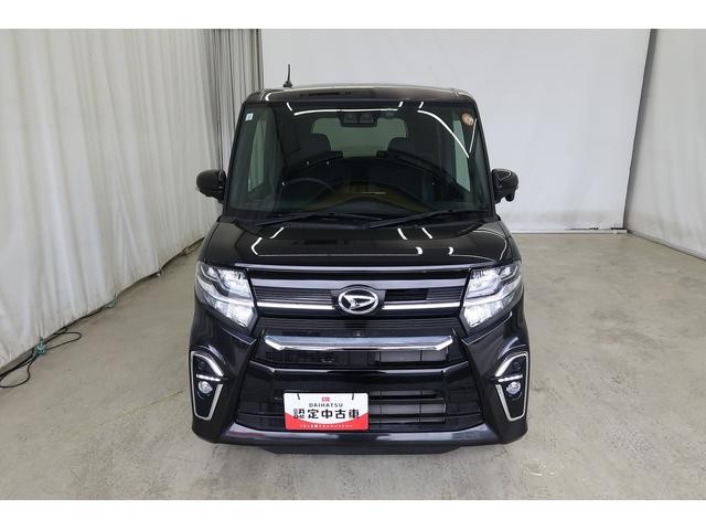 タントカスタムＲＳ　／４ＷＤ／ナビ／パノラマ／両側電動スライドＢＴオーディオ　シートヒータ　ターボモデル　ナビＴＶ　フルタイム４ＷＤ　盗難防止　ドライブレコーダ　ＥＴＣ　スマートキ−　ＬＥＤライト　エコアイドル　車線逸脱警報　電動格納ミラー　アルミ　オートライト（富山県）の中古車