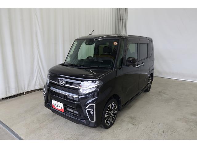 タントカスタムＲＳ　／４ＷＤ／ナビ／パノラマ／両側電動スライドＢＴオーディオ　シートヒータ　ターボモデル　ナビＴＶ　フルタイム４ＷＤ　盗難防止　ドライブレコーダ　ＥＴＣ　スマートキ−　ＬＥＤライト　エコアイドル　車線逸脱警報　電動格納ミラー　アルミ　オートライト（富山県）の中古車