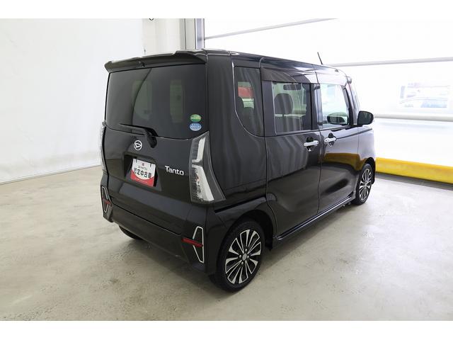 タントカスタムＲＳ　／４ＷＤ／ナビ／パノラマ／両側電動スライドＢＴオーディオ　シートヒータ　ターボモデル　ナビＴＶ　フルタイム４ＷＤ　盗難防止　ドライブレコーダ　ＥＴＣ　スマートキ−　ＬＥＤライト　エコアイドル　車線逸脱警報　電動格納ミラー　アルミ　オートライト（富山県）の中古車