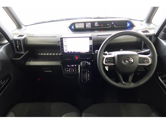 タントカスタムＲＳ　／４ＷＤ／ナビ／パノラマ／両側電動スライドＢＴオーディオ　シートヒータ　ターボモデル　ナビＴＶ　フルタイム４ＷＤ　盗難防止　ドライブレコーダ　ＥＴＣ　スマートキ−　ＬＥＤライト　エコアイドル　車線逸脱警報　電動格納ミラー　アルミ　オートライト（富山県）の中古車