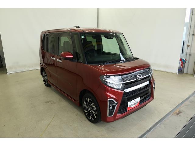 タントカスタムX /4WD/ナビ/パノラマ/両側電動スライドドア/衝突軽減B BT接続 アイドリングストップ機能 シートヒータ 両側Pスライドドア Aライト ナビTV オートLED LEDヘッドライト キーフリーシステム 盗難防止装置 電格ミラー バックモニター(富山県)の中古車