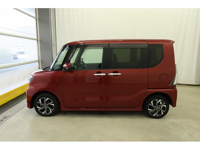 タントカスタムX /4WD/ナビ/パノラマ/両側電動スライドドア/衝突軽減B BT接続 アイドリングストップ機能 シートヒータ 両側Pスライドドア Aライト ナビTV オートLED LEDヘッドライト キーフリーシステム 盗難防止装置 電格ミラー バックモニター(富山県)の中古車