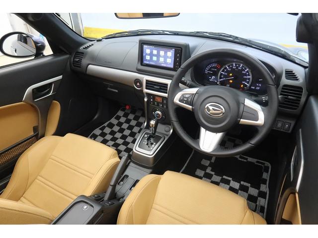 コペンセロ　／カーナビ／バックカメラ／キーフリー／ＬＥＤヘッドランスマキ−　ＢＴ接続　ＡＵＴＯライト　ターボエンジン　運転席助手席エアバック　キーレスエントリー　ＶＳＡ　イモビライザー　整備記録簿　ＡＢＳ　ＬＥＤヘットランプ　ＥＴＣ車載器　ＳＲＳ　アルミホイール（富山県）の中古車