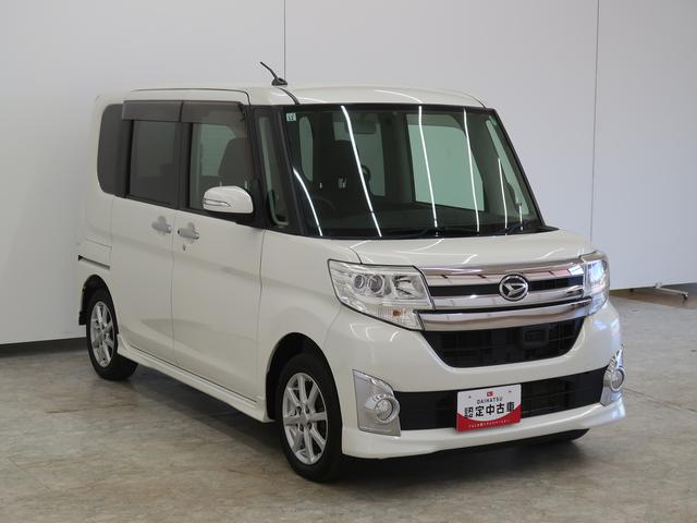 タントカスタムＸ　ＳＡブルートゥース　衝突被害軽減装置　スマートキー＆プッシュスタート　地デジ　１オーナー　Ａストップ　キーレスエントリー　横滑り防止　ＬＥＤライト　オートライト　電動格納ミラー　４ＷＤ　アルミホイール（富山県）の中古車