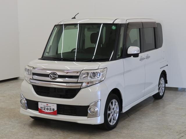 タントカスタムＸ　ＳＡブルートゥース　衝突被害軽減装置　スマートキー＆プッシュスタート　地デジ　１オーナー　Ａストップ　キーレスエントリー　横滑り防止　ＬＥＤライト　オートライト　電動格納ミラー　４ＷＤ　アルミホイール（富山県）の中古車
