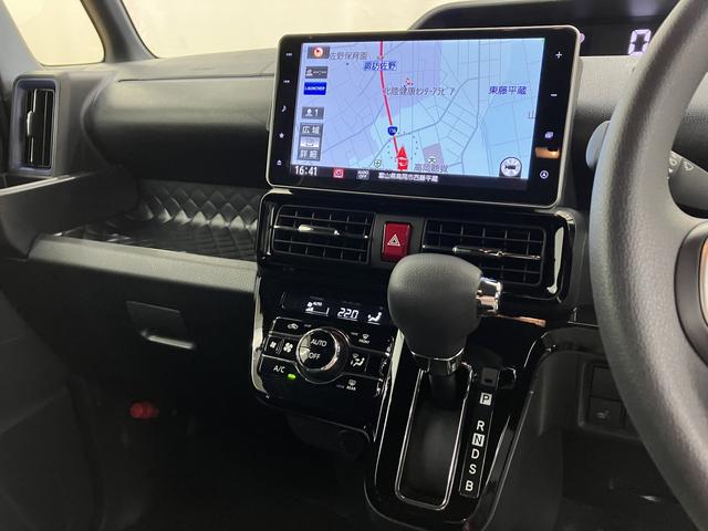 タントカスタムＸスタイルセレクション　／ナビ／パノラマモニタ／両パワースライドドア　ブレーキサポート　レーンキープ　ＡＵＴＯライト　Ｉストップ　１オーナー　シートヒータ　ＬＥＤライト　スマートキー　横滑り防止　ドライブレコーダー　アルミ　ＡＢＳ　パノラマビュー（富山県）の中古車