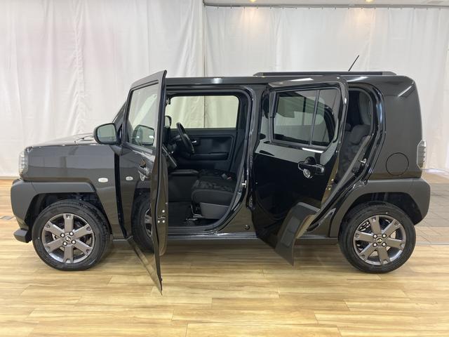 タフトＧ　ダーククロムベンチャー　／オーディオレス／ＬＥＤ／キーレスエントリ　レーダーブレーキ　盗難防止システム　電動格納ドアミラー　Ｂカメラ　レーンアシスト　記録簿　アルミホイール　ＬＥＤライト　オートハイビーム　オートライト　スマートキー　ガラスルーフ（富山県）の中古車