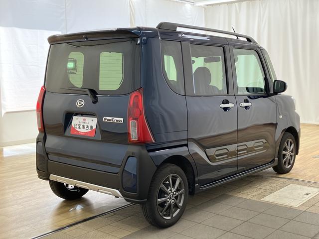 タントファンクロス　／オーディオレス／キーフリー／両側電動スライ誤発進抑制機能　ＡＨＢ　Ｉ−ＳＴＯＰ　シートＨ　電動格納ドアミラー　ＬＥＤライト　衝突安全ボディ　レーンキープアシスト　定期点検記録簿　セキュリティ　キーレスキー　スマートキー＆プッシュスタート（富山県）の中古車