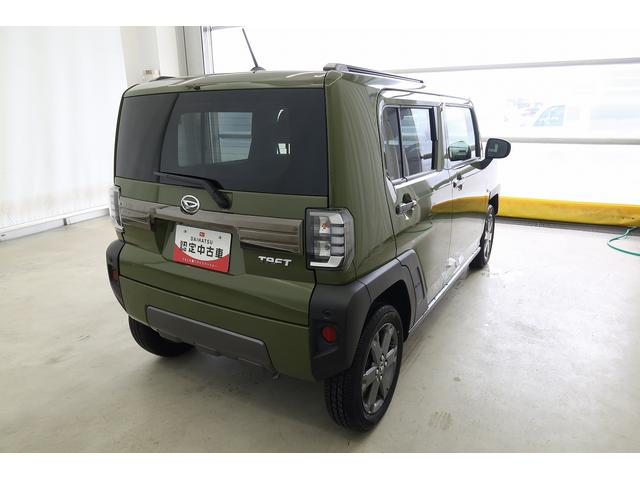 タフトG ダーククロムベンチャー /オーディオレス/キーフリーキーレスエントリ レーダーブレーキ 盗難防止システム 電動格納ドアミラー Bカメラ レーンアシスト 記録簿 アルミホイール LEDライト オートハイビーム オートライト スマートキー ガラスルーフ(富山県)の中古車