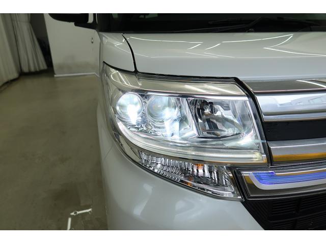 タントカスタムＸ　トップエディションＳＡ　／カーナビ／片側電動両側スライド片側電動　スマートキー　ブルートゥース　軽減ブレーキ　ベンチシ−ト　　電動格納式ドアミラー　セキュリティ　記録簿付き　ＬＥＤライト　リアカメラ　アイドリングストップ（富山県）の中古車