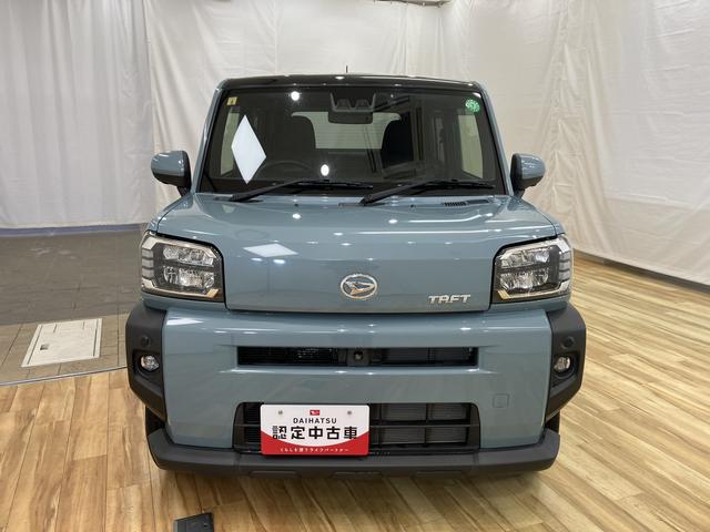 タフトＧ　／４ＷＤ／ナビ／パノラマカメラ／フロントカメラ　オートミラー　ＡＷ　前後誤発進抑制機能　車線逸脱防止　Ｂモニター　ＬＥＤランプ　ドライブレコーダー　前席シートヒーター　パノラマルーフ　盗難防止装置　ＢＴオーディオ　オートライト（富山県）の中古車