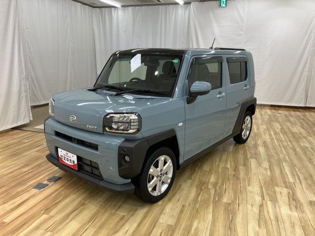 タフトＧ　／４ＷＤ／ナビ／パノラマカメラ／フロントカメラ　オートミラー　ＡＷ　前後誤発進抑制機能　車線逸脱防止　Ｂモニター　ＬＥＤランプ　ドライブレコーダー　前席シートヒーター　パノラマルーフ　盗難防止装置　ＢＴオーディオ　オートライト（富山県）の中古車