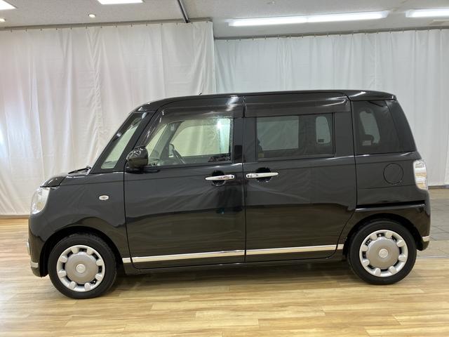 ムーヴキャンバスＧブラックアクセントリミテッド　ＳＡIII　／ナビ／両側電動レーンキープアシスト　パノラマカメラ　ＢＴ　ナビ＆ＴＶ　記録簿　ＬＥＤライト　セキュリティアラーム　スマートキー　ドライブレコーダー　オートライト　両側電動パワースライドドア　前後ブレーキサポート（富山県）の中古車