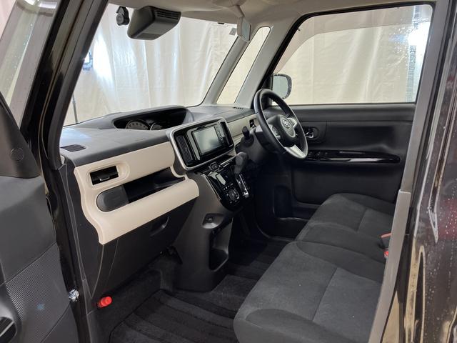 ムーヴキャンバスＧブラックアクセントリミテッド　ＳＡIII　／ナビ／両側電動レーンキープアシスト　パノラマカメラ　ＢＴ　ナビ＆ＴＶ　記録簿　ＬＥＤライト　セキュリティアラーム　スマートキー　ドライブレコーダー　オートライト　両側電動パワースライドドア　前後ブレーキサポート（富山県）の中古車