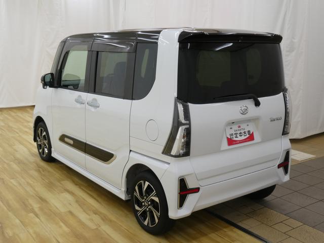 タントカスタムＸ　／カーナビ／パノラマカメラ／両側電動スライドドア衝突回避支援　両自動ドア　パノラミックビューモニター　ブルートゥース　バックモニタ　オートミラー　フロントカメラ　ドラレコ　シートヒーター　カーナビ　ＥＳＣ　ＬＥＤヘッドライト　ワンオーナー　ＡＢＳ（富山県）の中古車