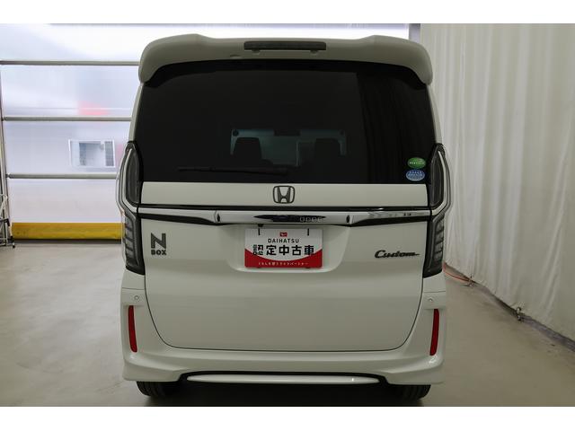 Ｎ−ＢＯＸカスタムＧ・Ｌターボホンダセンシングターボモデル　前後誤発進抑制　記録簿有り　電動格納式ドアミラー　衝突安全ボディ　インテリジェントキー　バックモニター　キーフリー　盗難防止システム　アルミ　ナビＴＶ　ＬＥＤライト　Ａライト　ＥＴＣ（富山県）の中古車