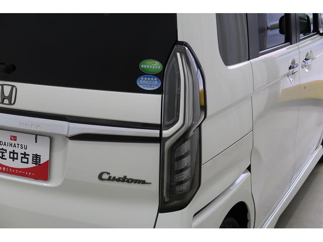 Ｎ−ＢＯＸカスタムＧ・Ｌターボホンダセンシングターボモデル　前後誤発進抑制　記録簿有り　電動格納式ドアミラー　衝突安全ボディ　インテリジェントキー　バックモニター　キーフリー　盗難防止システム　アルミ　ナビＴＶ　ＬＥＤライト　Ａライト　ＥＴＣ（富山県）の中古車