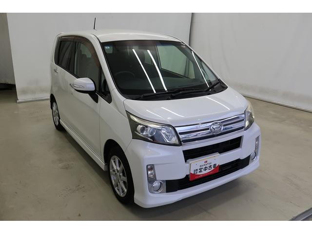 ムーヴカスタム　Ｘ　ＳＡＥＣＯアイドル　電格ミラー　ナビＴＶ　スマキ−　衝突安全ボディ　ＡＷ　運転席エアバック　点検記録簿　盗難防止　横滑り防止　助手席エアバック　ＥＴＣ付き　キーレス　ＬＥＤヘッドランプ　ＡＵＴＯライト（富山県）の中古車
