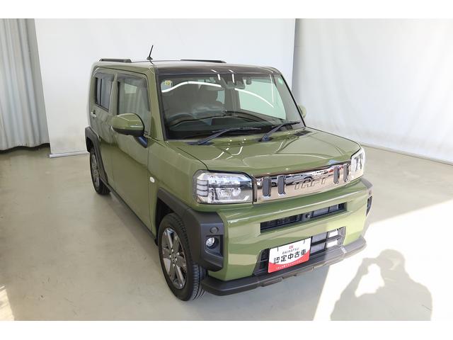 タフトＧターボ　／４ＷＤ／ナビ／パノラマモニター／ドラレコＢカメラ　電動格納ドアミラー　ＬＥＤライト　ＥＴＣ車載器　キーフリーシステム　フルタイム４ＷＤ　フロントカメラ　ドラレコ　アイドリングストップ　前席シートヒーター　ターボ車　アルミホイール　ナビＴＶ（富山県）の中古車