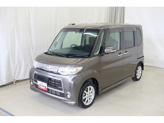 タントカスタムX /カーナビ/キーフリー/片側電動スライドドア/スマートキー付き 盗難防止付き Wエアバッグ ベンチ SRS キーフリーキー ETC車載器 AW ナビTV 電格ミラー 衝突安全ボディ ABS アイドリングSTOP 左オートスライド 記録簿有 ESC(富山県)の中古車