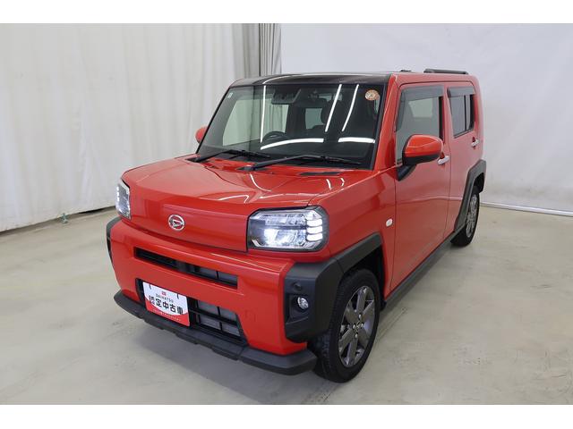タフトGターボ /4WD/ナビ/キーフリー/バックカメラ/衝突回避支援ブレーキ機能 電動ミラー エコアイドル Bluetooth対応 バックビューモニター スカイルーフ LEDヘッドランプ オートハイビーム ドラレコ 前席シートヒーター スマートキー 4WD(富山県)の中古車