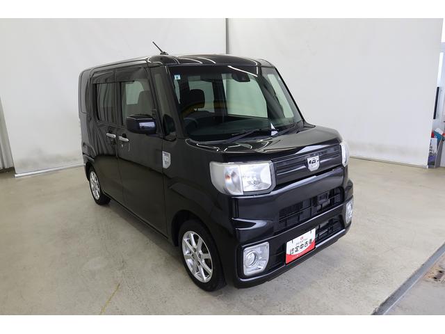 ウェイクL SAIII /ナビ/バックカメラ/両側電動スライドドアBT接続 エマージェンシーブレーキ 盗難警報装置 i−stop 衝突安全ボディ アルミ レーンアシスト ハイビームアシスト ナビTV ESC オートライト キーレスエントリー ベンチシート エアバッグ(富山県)の中古車