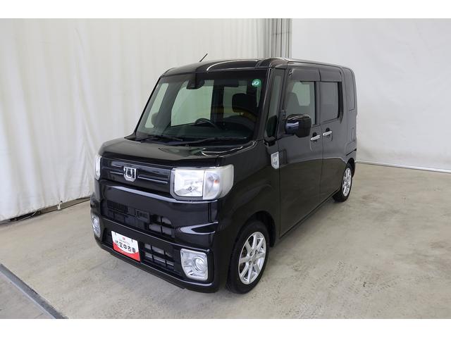 ウェイクL SAIII /ナビ/バックカメラ/両側電動スライドドアBT接続 エマージェンシーブレーキ 盗難警報装置 i−stop 衝突安全ボディ アルミ レーンアシスト ハイビームアシスト ナビTV ESC オートライト キーレスエントリー ベンチシート エアバッグ(富山県)の中古車