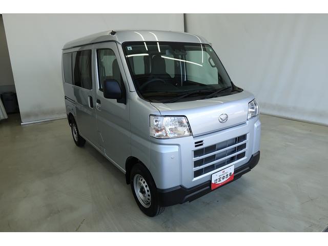 ハイゼットカーゴDX /切替4WD/ラジオ/オートライト/踏み間違い防止車線逸脱警報装置 キーフリー デュアルエアバッグ Aストップ VDC オートマチックハイビーム 記録簿 切替4WD ABS エアバッグ オートライト 衝突被害軽減装置(富山県)の中古車