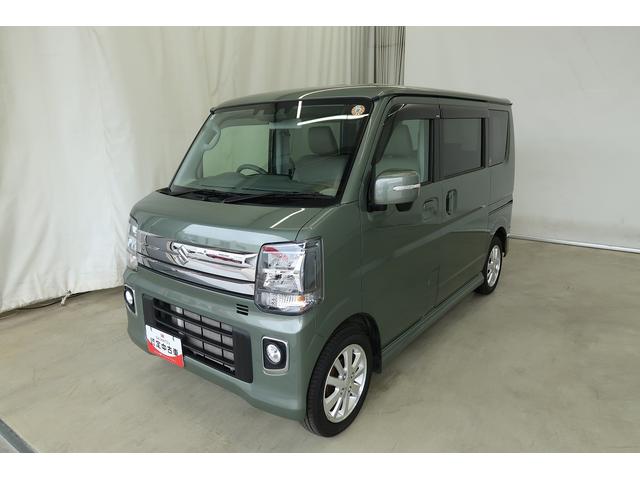 エブリイワゴンPZターボ /カーナビ/4WD/両側スライド片側電動ドアナビ・TV キーフリーシステム スマキー シートヒータ アルミ 盗難防止 ターボ車 エアバック Aライト LEDヘッドライト 安全ボディ 4WD 横滑防止 レーダーセーフティー(富山県)の中古車
