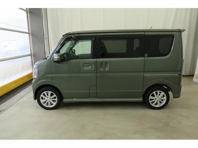 エブリイワゴンPZターボ /カーナビ/4WD/両側スライド片側電動ドアナビ・TV キーフリーシステム スマキー シートヒータ アルミ 盗難防止 ターボ車 エアバック Aライト LEDヘッドライト 安全ボディ 4WD 横滑防止 レーダーセーフティー(富山県)の中古車